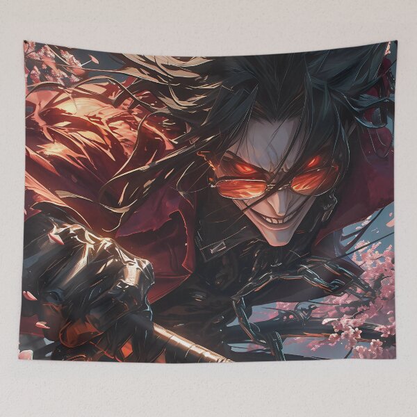Item preview, Japanese Alucard Hellsing Anime Vampire Sakura Crimson Shadow Menace designed and sold by mildaclairmo.