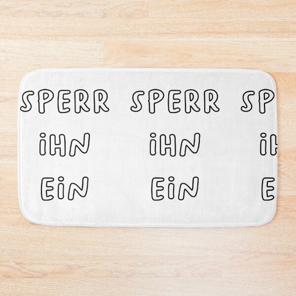 Artikelvorschau, Sperr ihn ein - Lustiges deutsches politisches Witzdesign entworfen und verkauft von RM-Journey.