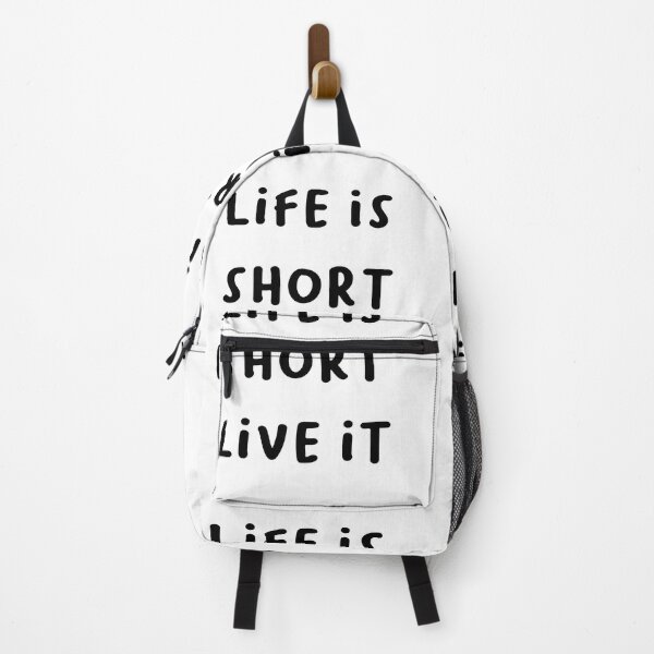 Item preview, life is short live it - Motivational Quote Design designed and sold by RM-Journey.