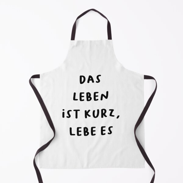Item preview, Das Leben ist kurz, lebe es - German Inspirational Quote Design designed and sold by RM-Journey.