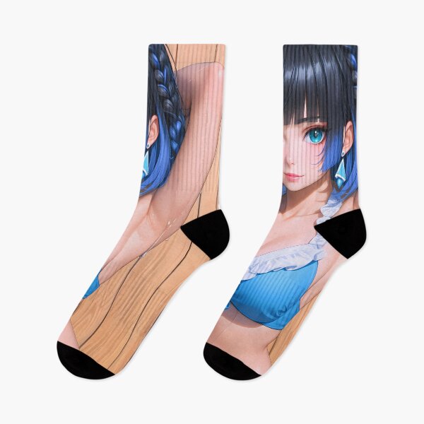 Item preview, Yelan Genshin Impact Blue Ribbon Bikini Confident Stare Anime Girl Waifu Game designed and sold by mildaclairmo.