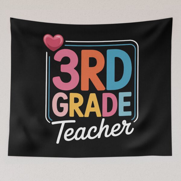 Item preview, Third Grade Teacher Life 3rd Grade Back To School Heart Love designed and sold by brynatshop.