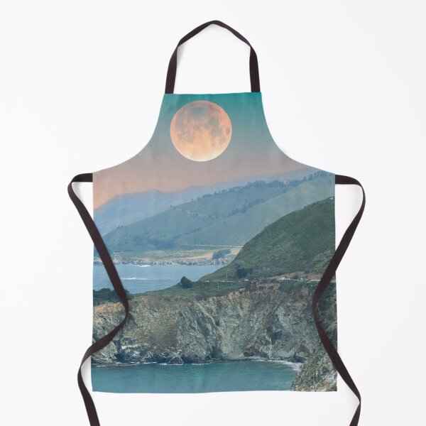 Item preview, Dramatic Full Moon Over Big Sur California Historic Bixby Bridge Landmark designed and sold by Yogibear & Rachelle .
