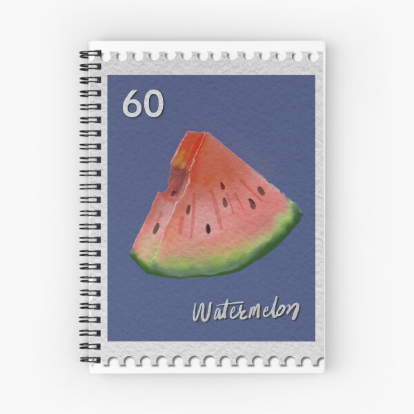 Item preview, Watermelon Stamp No. 60 – Juicy Summer Watercolor designed and sold by Pragatee.