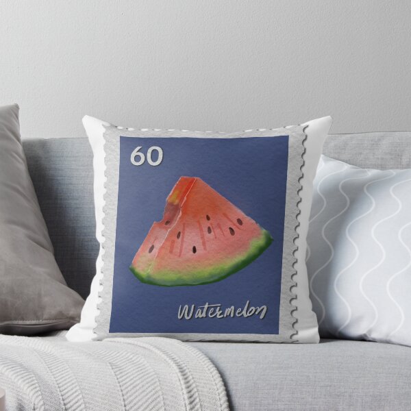 Item preview, Watermelon Stamp No. 60 – Juicy Summer Watercolor designed and sold by Pragatee.