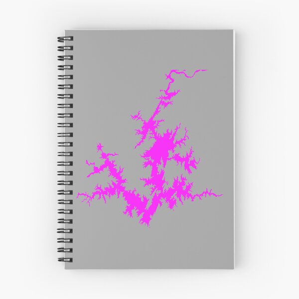 Item preview, Hot pink Lake Martin Map patriotic 4th of July Alabama Auburn designed and sold by Michael Garber.
