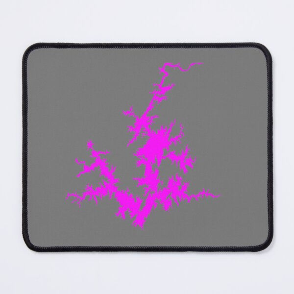 Item preview, Hot pink Lake Martin Map patriotic 4th of July Alabama Auburn designed and sold by Michael Garber.