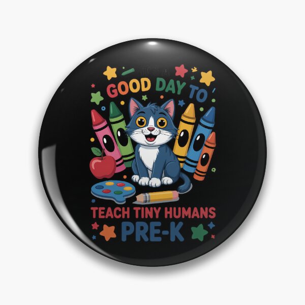 Item preview, It's A Good Day To Teach Tiny Humans Pre-K Cat Teacher Lover designed and sold by brynatshop.