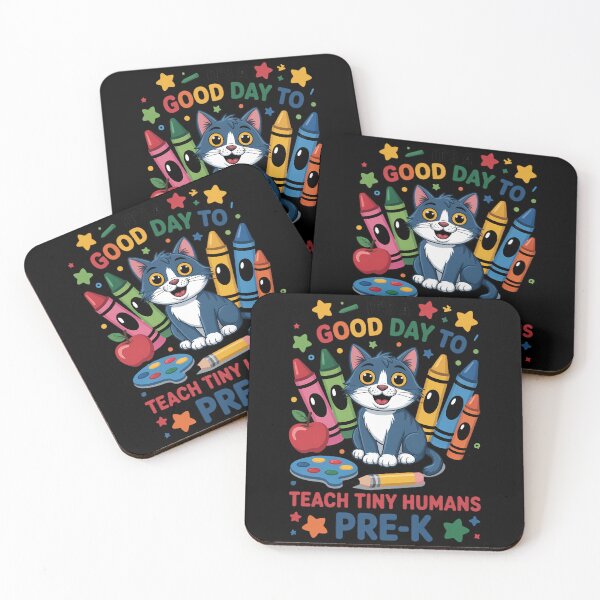 Item preview, It's A Good Day To Teach Tiny Humans Pre-K Cat Teacher Lover designed and sold by brynatshop.
