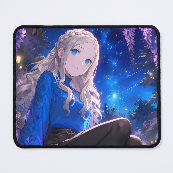 Item preview, Justine Caroline Persona 5 Game Starlit Wisteria Watercolor Glow designed and sold by mildaclairmo.
