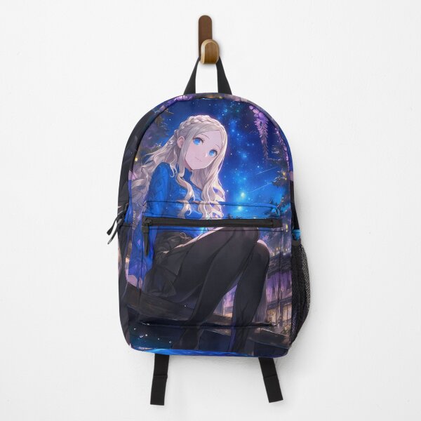 Item preview, Justine Caroline Persona 5 Game Starlit Wisteria Watercolor Glow designed and sold by mildaclairmo.