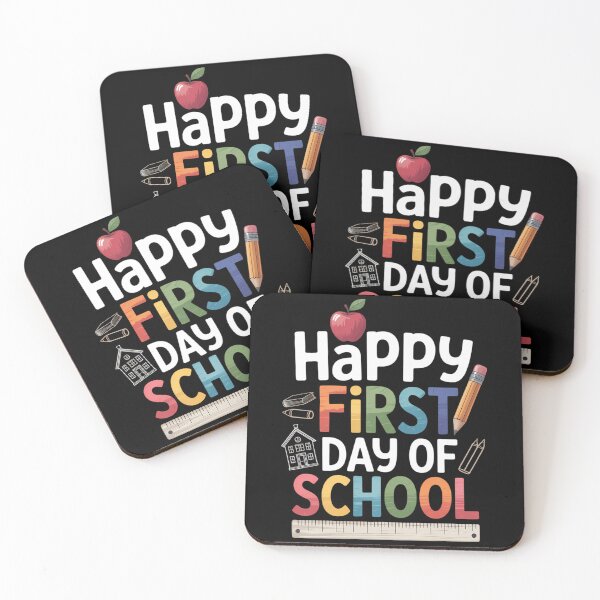 Item preview, Happy First Day Of School Back To School designed and sold by brynatshop.