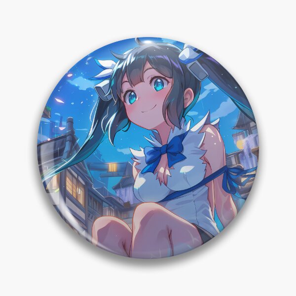 Item preview, Girl Hestia Wisteria DanMachi Anime Moonlit Water Reflection Serenity designed and sold by mildaclairmo.