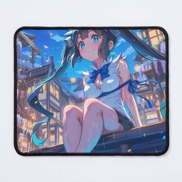 Item preview, Girl Hestia Wisteria DanMachi Anime Moonlit Water Reflection Serenity designed and sold by mildaclairmo.