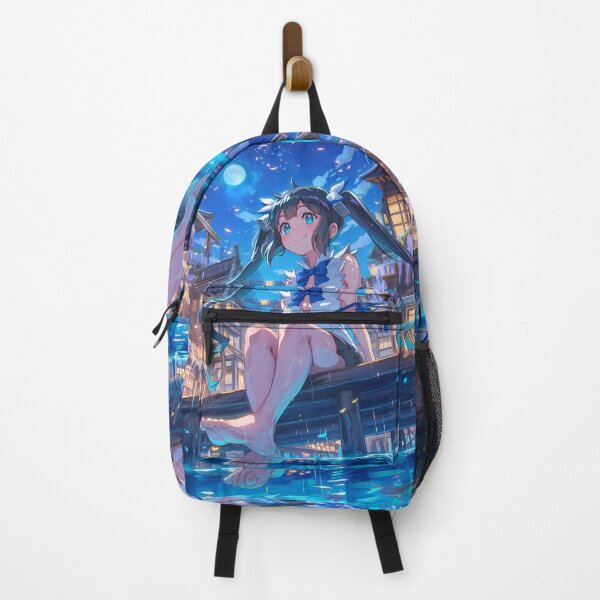 Item preview, Girl Hestia Wisteria DanMachi Anime Moonlit Water Reflection Serenity designed and sold by mildaclairmo.