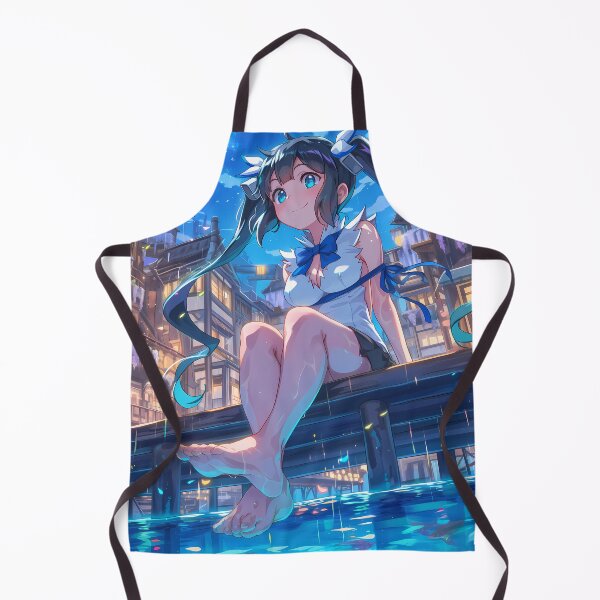 Item preview, Girl Hestia Wisteria DanMachi Anime Moonlit Water Reflection Serenity designed and sold by mildaclairmo.