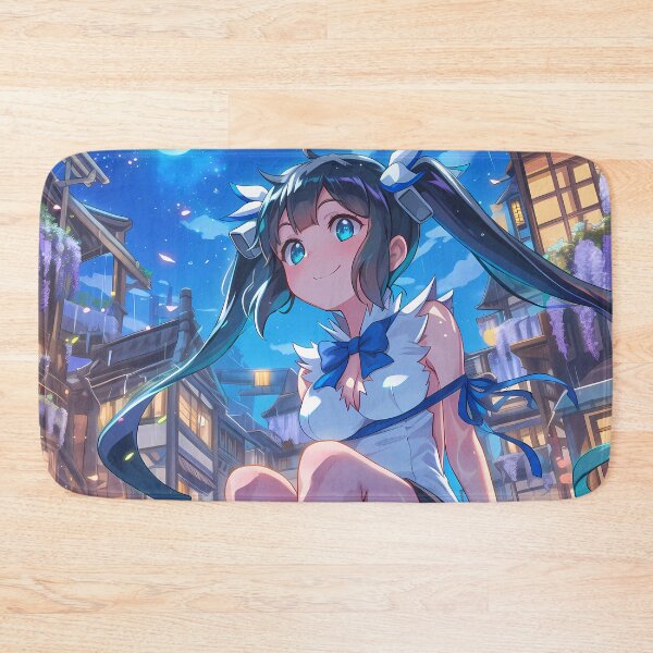Item preview, Girl Hestia Wisteria DanMachi Anime Moonlit Water Reflection Serenity designed and sold by mildaclairmo.