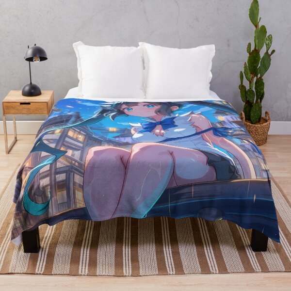 Item preview, Girl Hestia Wisteria DanMachi Anime Moonlit Water Reflection Serenity designed and sold by mildaclairmo.