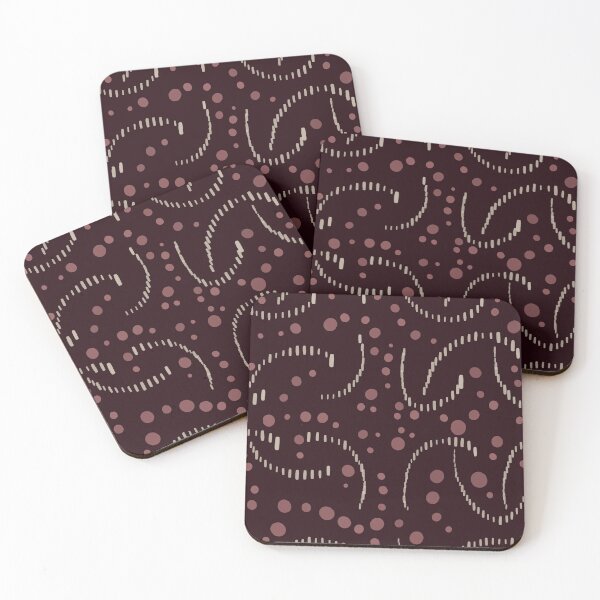 Item preview, Retro Dotted Wave Abstract designed and sold by Leselina Designs.