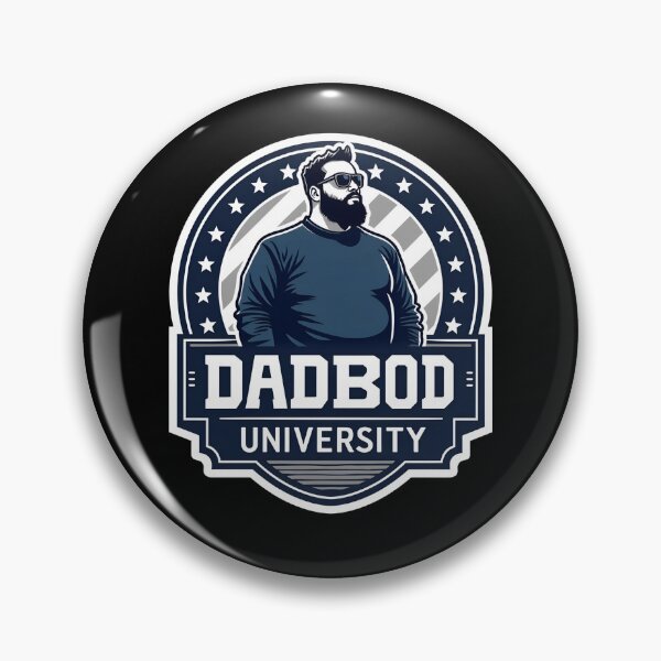Item preview, Dad Bod University Funny Men's Dad Bod Gear designed and sold by DynamicDesign.