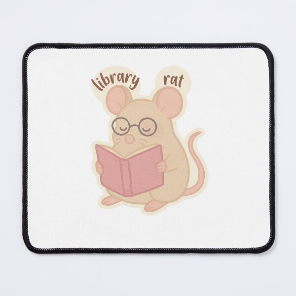 Item preview, Library rat designed and sold by Gwendesigns.