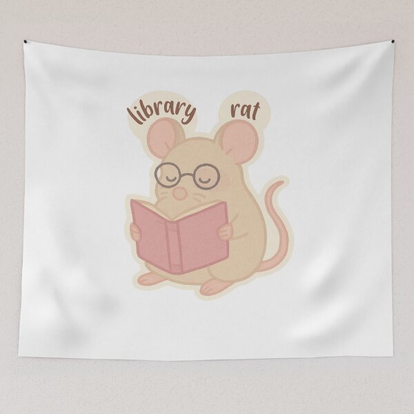 Item preview, Library rat designed and sold by Gwendesigns.