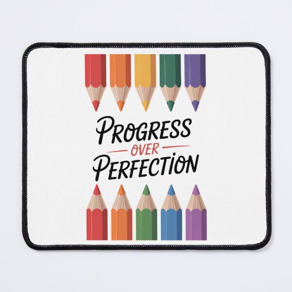 Item preview, Motivational Progress Over Perfection Back To School Teacher designed and sold by brynatshop.