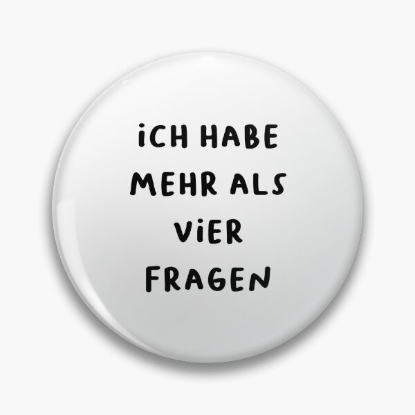Item preview, ich habe mehr als vier Fragen - Witty German Funny Quote Design designed and sold by RM-Journey.