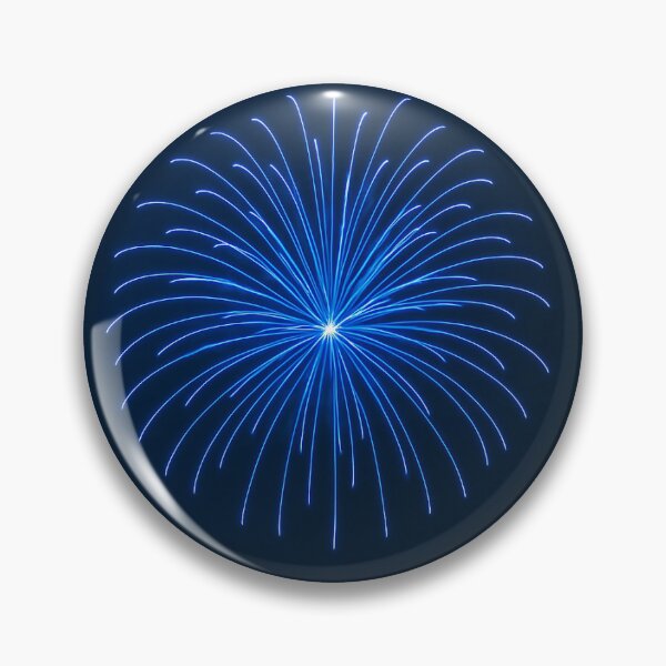 Item preview, Blue Firework  designed and sold by Homelesssquid's Stickers & More.