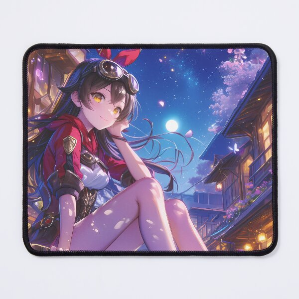 Item preview, Game Amber Genshin Impact Anime Blaze Ranger Wisteria Glow designed and sold by mildaclairmo.