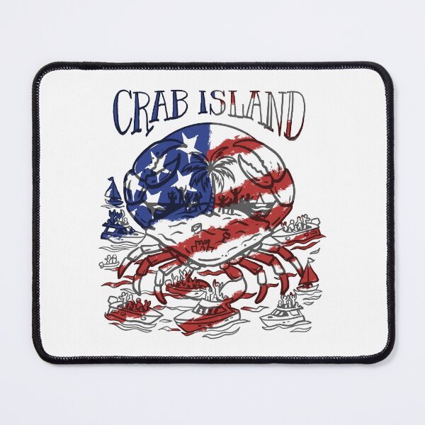 Item preview, USA flag Crab island Destin florida designed and sold by Michael Garber.