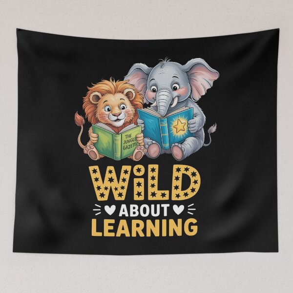 Item preview, Wild About Learning Teacher Appreciation Back To School designed and sold by brynatshop.