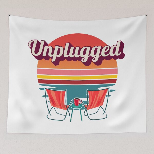 Item preview, Unplugged – Retro Beach Camping Chairs designed and sold by RoadNesters.