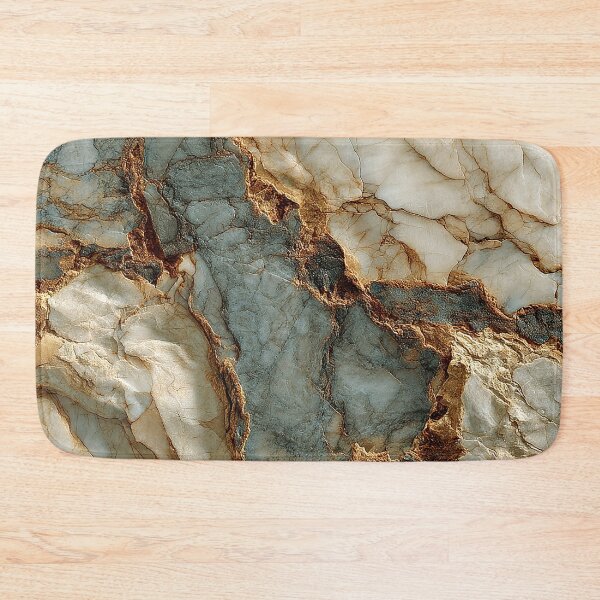 Item preview, Luxurious Marbled Abstract In Soft Blue And Cream designed and sold by DEC02.