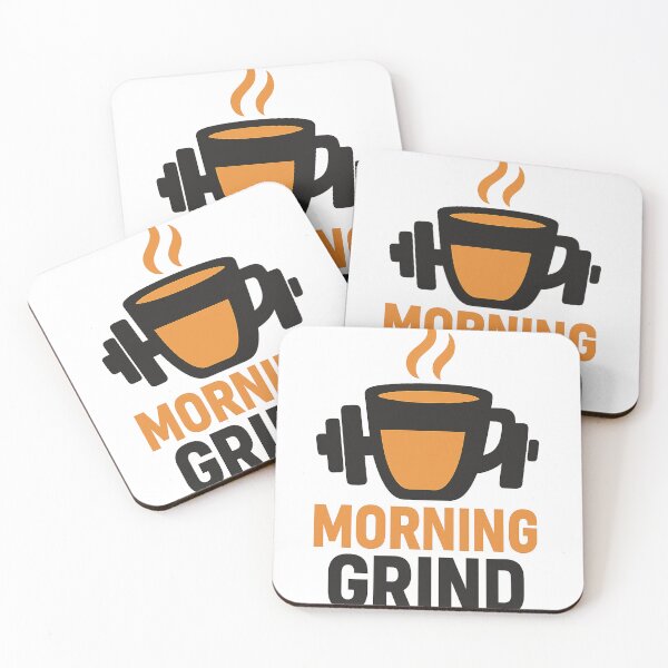 Item preview, Morning Grind Coffee & Fitness designed and sold by TONSNAP.