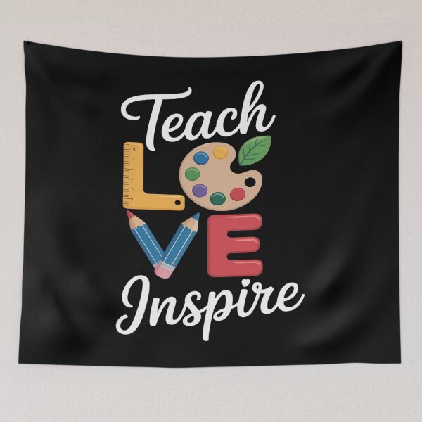 Item preview, Back To School Teach Love Inspire designed and sold by brynatshop.