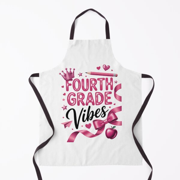 Item preview, 4th Fourth Grade Vibes Back To School Coquette Teacher Girl designed and sold by brynatshop.