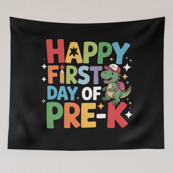 Item preview, Happy First Day of Pre-K Back to School Kindergarten designed and sold by brynatshop.