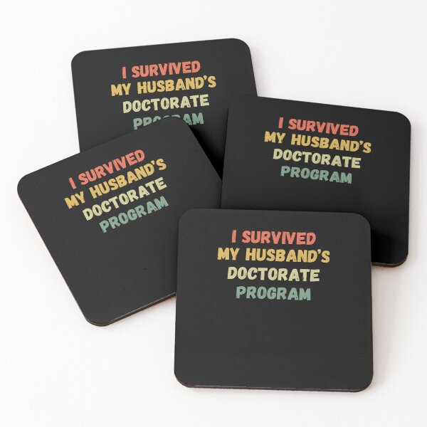 Item preview, I survived my husband's doctorate program wife joke retro designed and sold by snowry.