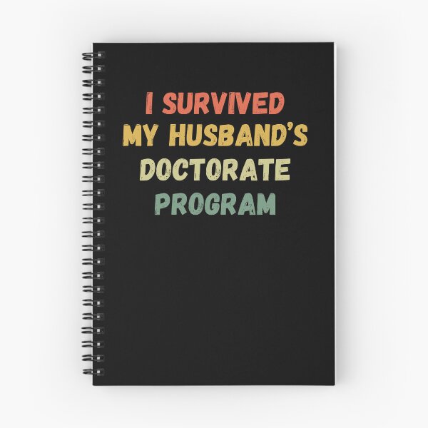 Item preview, I survived my husband's doctorate program wife joke retro designed and sold by snowry.
