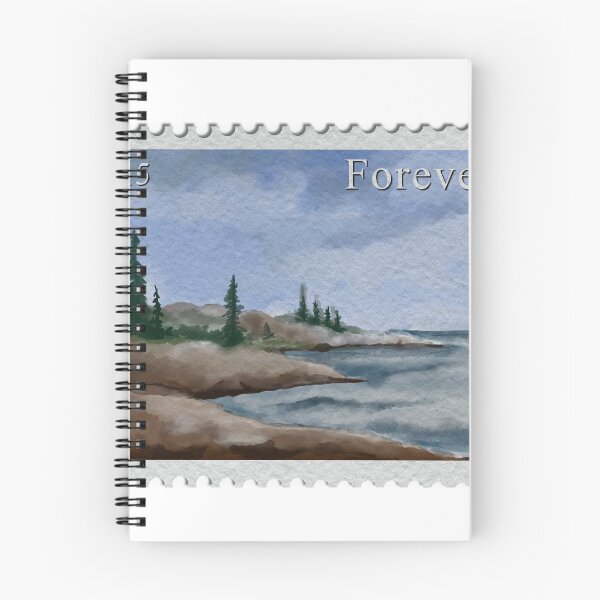 Item preview, Scenic Mountain & Sea Stamp Art – No. 15 designed and sold by Pragatee.
