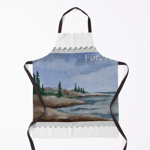 Item preview, Scenic Mountain & Sea Stamp Art – No. 15 designed and sold by Pragatee.