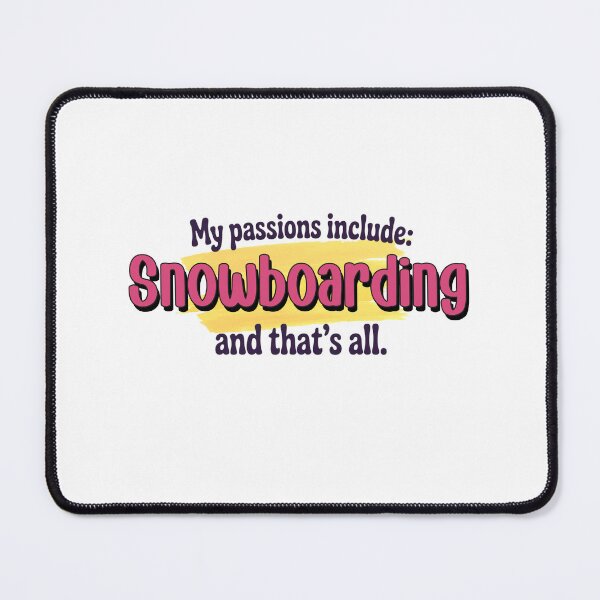 Item preview, Snowboarding is my passion - Funny Snowboarding Lover designed and sold by Watsonarts.