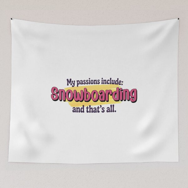 Item preview, Snowboarding is my passion - Funny Snowboarding Lover designed and sold by Watsonarts.