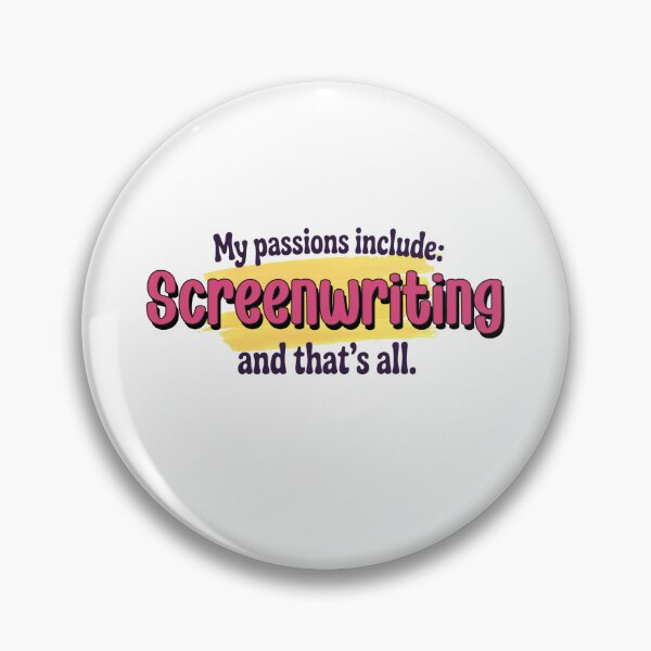 Item preview, Screenwriting is my passion - Funny Screenwriting Lover designed and sold by Watsonarts.