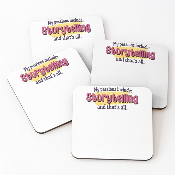 Item preview, Storytelling is my passion - Funny Storytelling Lover designed and sold by Watsonarts.
