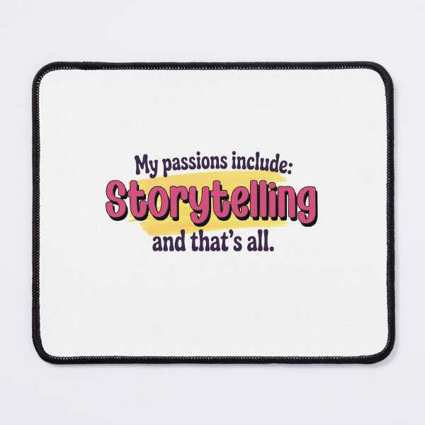 Item preview, Storytelling is my passion - Funny Storytelling Lover designed and sold by Watsonarts.