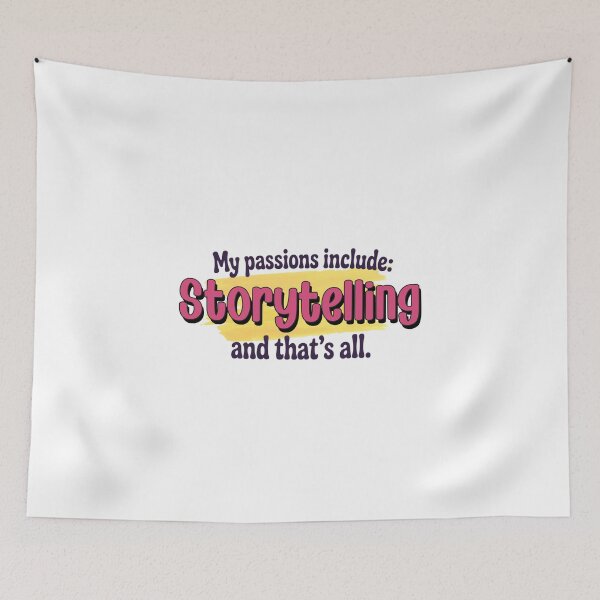 Item preview, Storytelling is my passion - Funny Storytelling Lover designed and sold by Watsonarts.