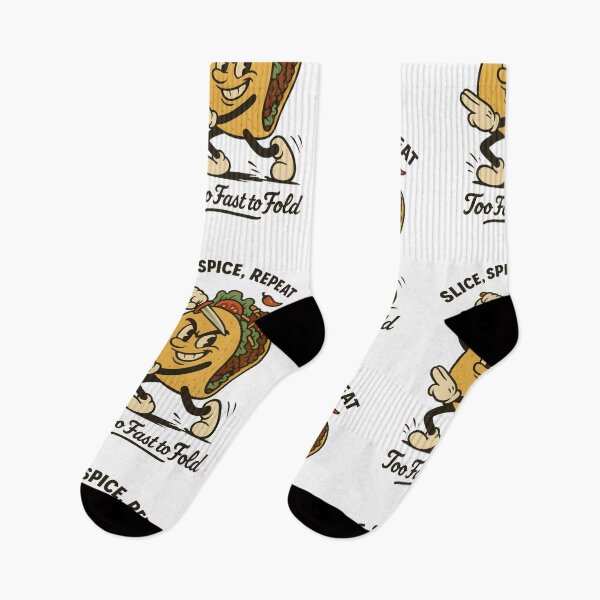 Item preview, Too Fast to Fold Taco – Retro Ninja Spice Cartoon designed and sold by HoopeStylee.
