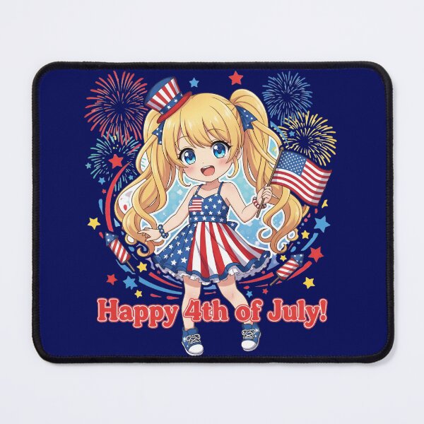 Item preview, Happy 4th of July  designed and sold by Kitsune Merchant.